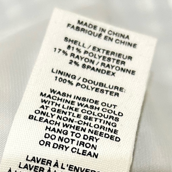 Nwot Avec Les filles black & white gingham check hooded zip up jacket sz medium - Picture 12 of 12